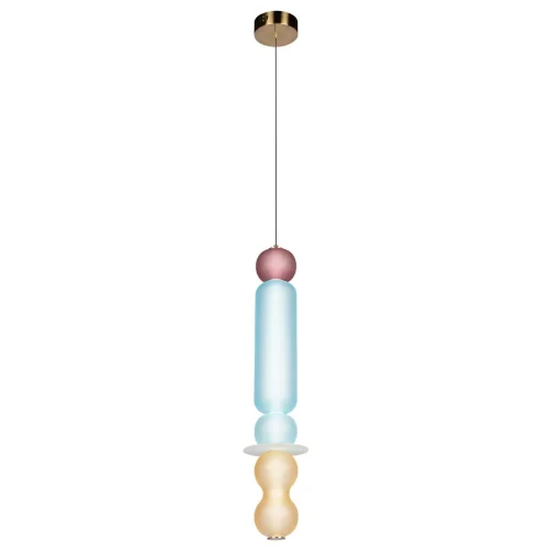 Светильник подвесной LED Lollipop 10239P/E LOFT IT разноцветный 1 лампа, основание разноцветное в стиле мемфис 