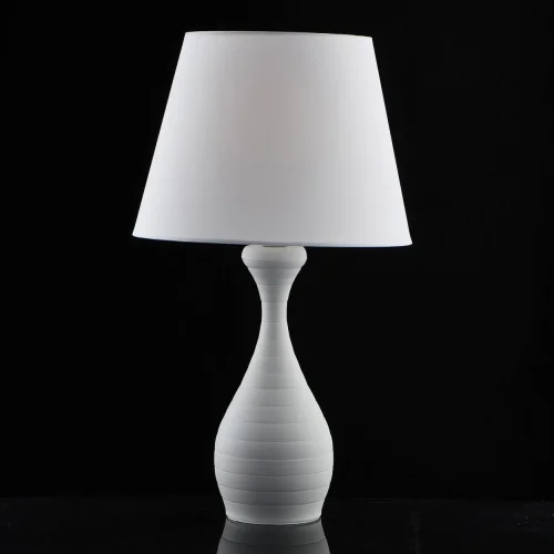 Настольная лампа Салон 415033901 MW-Light белая 1 лампа, основание белое металл в стиле современный  фото 2