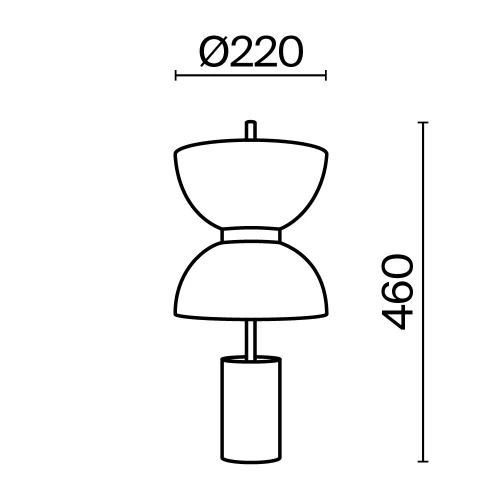 Настольная лампа LED Memory MOD178TL-L11GR3K Maytoni белая на 1 лампу, основание серое металл в стиле арт-деко современный фото 5