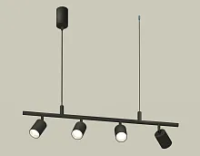 Светильник подвесной XB9002130 Ambrella light чёрный 4 лампы, основание чёрное в стиле хай-тек современный 