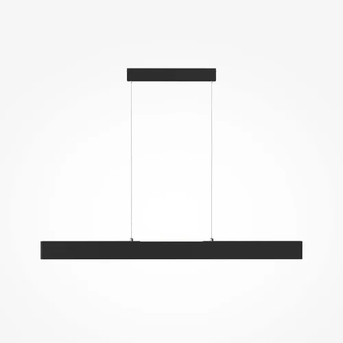 Светильник подвесной LED Step P010PL-L30B4K Maytoni чёрный на 1 лампу, основание чёрное в стиле хай-тек минимализм линейный фото 5