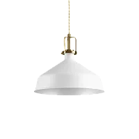 Светильник подвесной ERIS-2 SP1 BIANCO Ideal Lux белый на 1 лампу, основание белое в стиле современный 