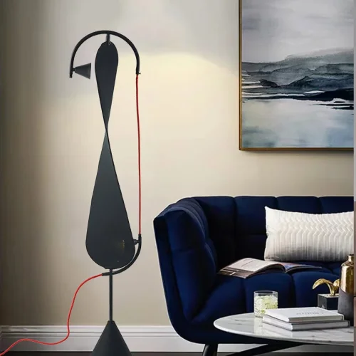 Торшер RAMBLAS Black 212114-23 ImperiumLoft чёрный на 2 лампы, основание чёрное в стиле современный фото 7
