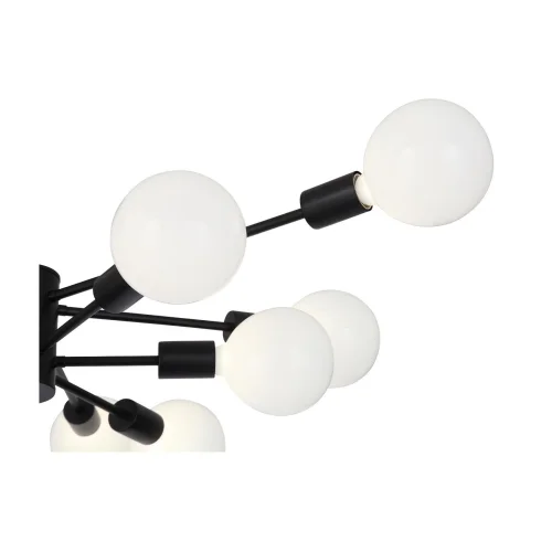 Люстра потолочная лофт Ano SL419.402.12 Evoluce без плафона на 12 ламп, основание чёрное в стиле лофт фото 3 Люстра потолочная лофт Ano SL419.402.12 Evoluce без плафона на 12 ламп, основание чёрное в стиле лофт фото 3