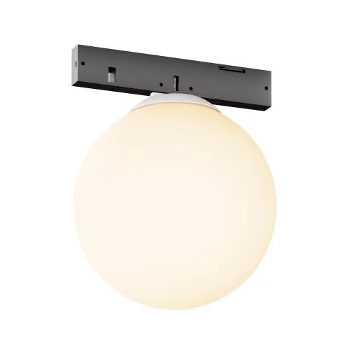 Трековый светильник Luna 2700К 3Вт 200° Magnetic track system Levity TR185-1-3W2.7K-B Maytoni белый для шинопроводов серии Magnetic track system Levity чёрный