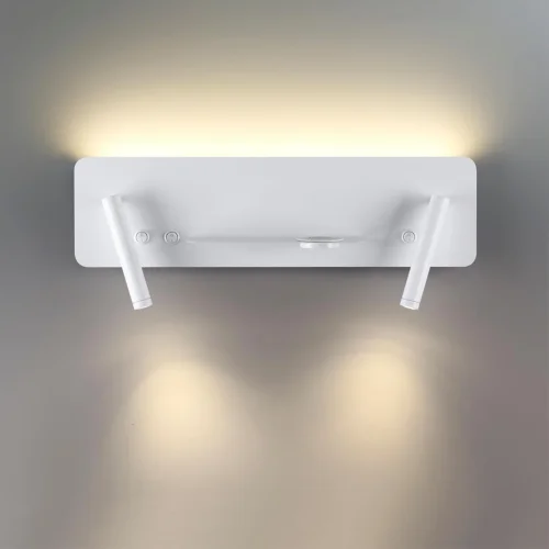 Бра с выключателем LED Cosi 5684/10WL Lumion белый на 1 лампа, основание белое в стиле хай-тек для чтения фото 4