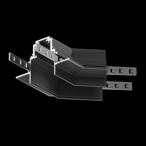 Угол-соединитель 135° встраиваемый Magnetic track system Gravity TRA010CLO-42B Maytoni чёрный в стиле хай-тек современный для светильников серии Magnetic track system Gravity встраиваемый gravity магнитная магнитный фото 3