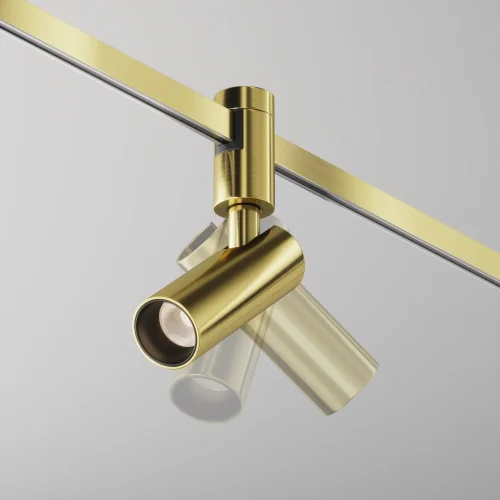 Трековый светильник LED Magnetic trаck system Flarity TR144-1-5W3K-W-BS Maytoni латунь для шинопроводов серии Magnetic trаck system Flarity латунь фото 5