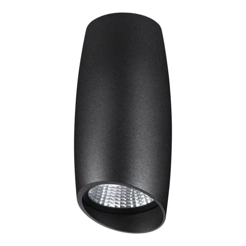 Светильник накладной LED Mango 358363 Novotech чёрный 1 лампа, основание чёрное в стиле модерн круглый