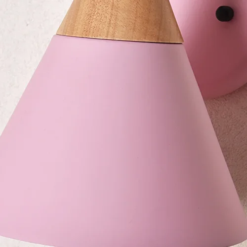 Настенный светильник NOD WALL Pink 178363-26 ImperiumLoft розовый на 1 лампа, основание розовое в стиле скандинавский современный  фото 3