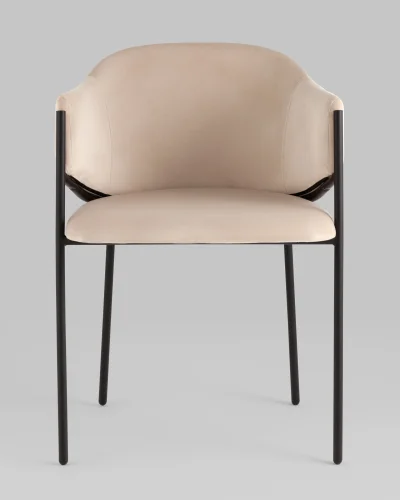Стул Brace велюр молочный УТ000039128 Stool Group, /, ножки//, размеры - *780***560*560 фото 5