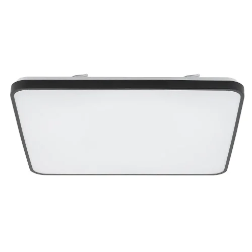 Светильник потолочный Agnes Square Pro 10988-NW Nowodvorski белый на 1 лампу, основание чёрное в стиле современный 