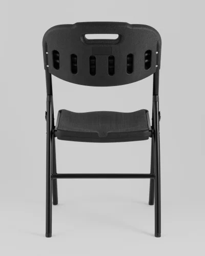 Стул складной банкетный черный, черные ножки УТ000040171 Stool Group, чёрный/, ножки/металл/чёрный, размеры - *870***470*580 фото 4