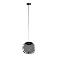 Светильник подвесной LED Knot 8134-B mini LOFT IT чёрный 1 лампа, основание чёрное в стиле современный 