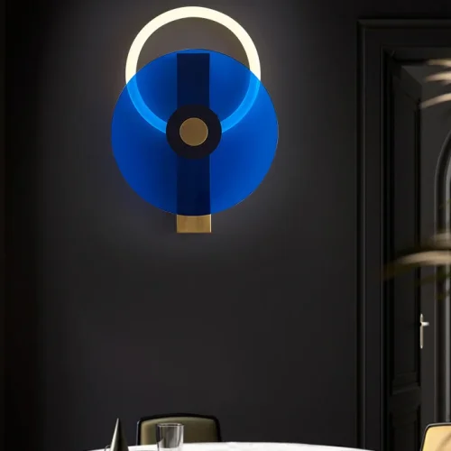 Настенный светильник ENIGMA Red 209175-26 ImperiumLoft красный на 1 лампу, основание латунь в стиле современный фото 4 Настенный светильник ENIGMA Red 209175-26 ImperiumLoft красный на 1 лампу, основание латунь в стиле современный фото 4