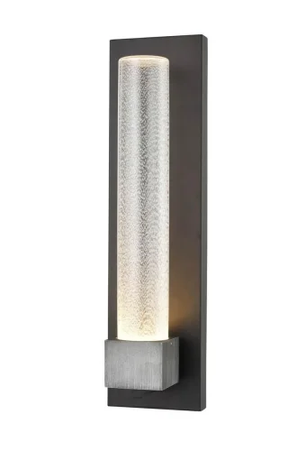 Бра LED Monopoli VL5115W12 Vele Luce прозрачный на 1 лампа, основание чёрное в стиле современный  фото 3