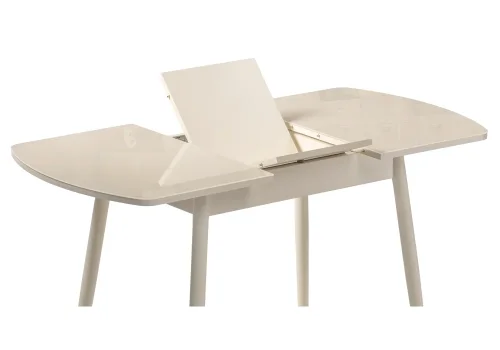 Стеклянный стол Калверт кремовый 551084 Woodville столешница кремовая из стекло лдсп фото 5