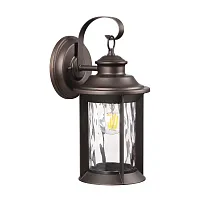 Настенный светильник Mavret 4961/1W Odeon Light уличный IP44 коричневый 1 лампа, плафон прозрачный в стиле классика E27