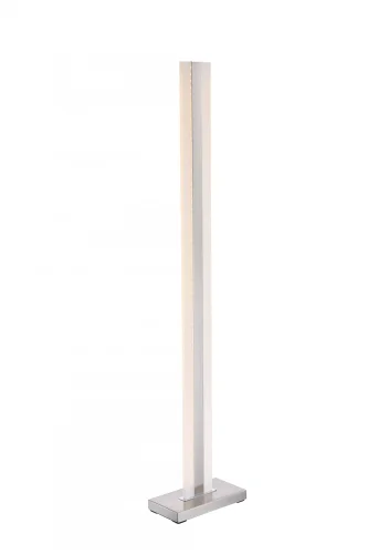Торшер напольный LED 68116S Globo  белый серый 1 лампа, основание матовое никель в стиле современный
