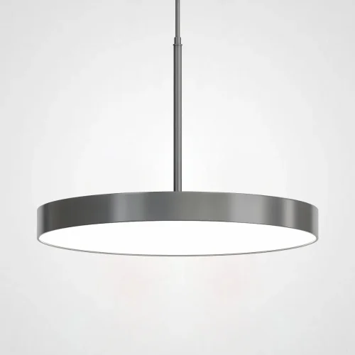 Светильник подвесной TURNA ONE D50 Gray by ImperiumLoft 183489-26 ImperiumLoft белый на 1 лампу, основание серое в стиле современный скандинавский 