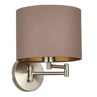 Бра Brescia SLE300571-01 ST-Luce коричневый 1 лампа, основание никель в стиле классика 
