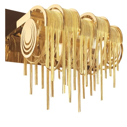 Бра Volver 10404W/B GD LOFT IT золотой на 2 лампы, основание золотое в стиле арт-деко цепочки Бра Volver 10404W/B GD LOFT IT золотой на 2 лампы, основание золотое в стиле арт-деко цепочки