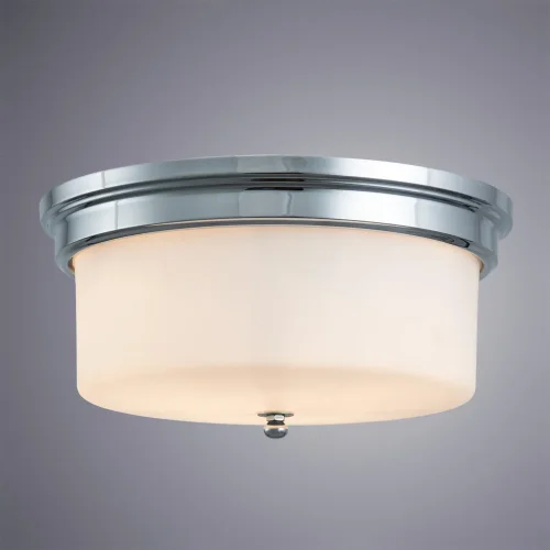 Светильник потолочный Alonzo A1735PL-3CC Arte Lamp белый 3 лампы, основание хром в стиле модерн  фото 2