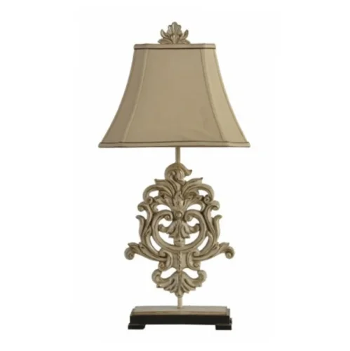 Настольная лампа Ancient R 74735-22 ImperiumLoft бежевая на 1 лампу, основание бежевое металл в стиле арт-деко 