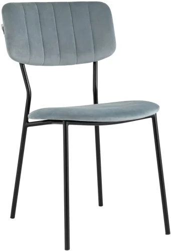 Стул Бандо велюр серый УТ000035325 Stool Group, серый/велюр, ножки/металл/чёрный, размеры - *****
