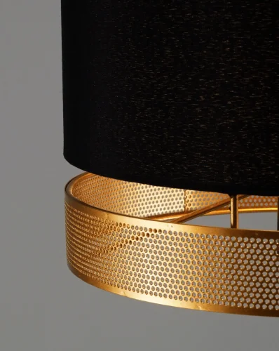 Торшер Gela V10630-1F Moderli  золотой чёрный 1 лампа, основание чёрное в стиле современный лофт
 фото 2