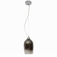 Светильник подвесной Кьянти 720011201 MW-Light серый 1 лампа, основание хром в стиле современный 