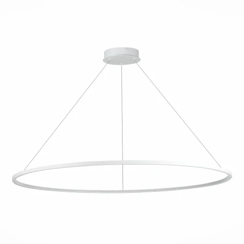Светильник подвесной LED St603 In ST603.543.57 ST-Luce белый 1 лампа, основание белое в стиле хай-тек кольца фото 2