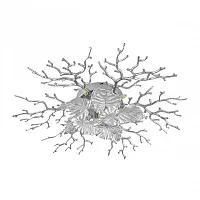 Люстра потолочная Милано-3 23312.700.6.G9 CR Артемилано хром на 6 ламп, основание хром в стиле флористика современный ветви