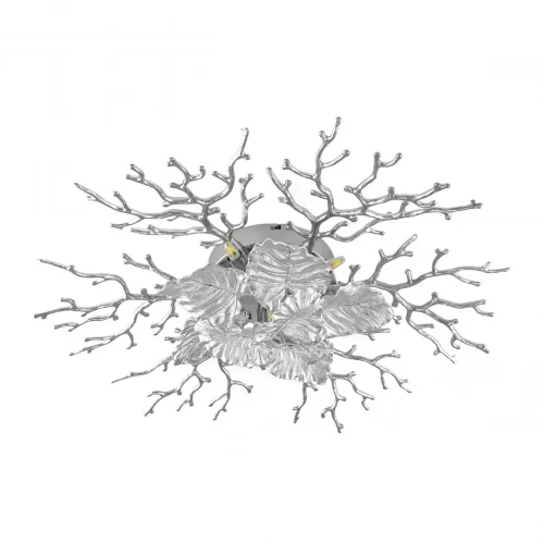 Люстра потолочная Милано-3 23312.700.6.G9 CR Артемилано хром на 6 ламп, основание хром в стиле флористика современный ветви