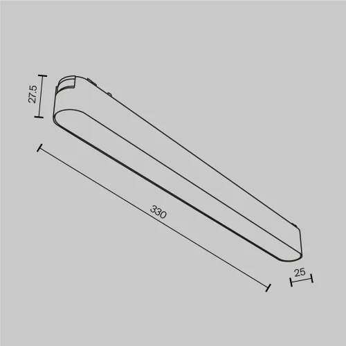 Трековый светильник LED Magnetic track system Radity TR080-1-18W3K-B Maytoni чёрный для шинопроводов серии Magnetic track system Radity чёрный фото 8