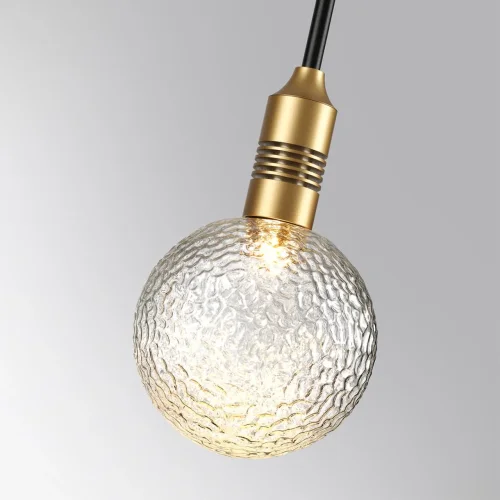 Ландшафтный светильник LED Dande 7121/2GL Odeon Light уличный IP65 чёрный на 1 лампу, плафон прозрачный в стиле хай-тек LED фото 3