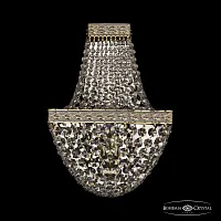 Бра 19322B/H1/20IV GW Bohemia Ivele Crystal прозрачный 2 лампы, основание золотое в стиле классический sp