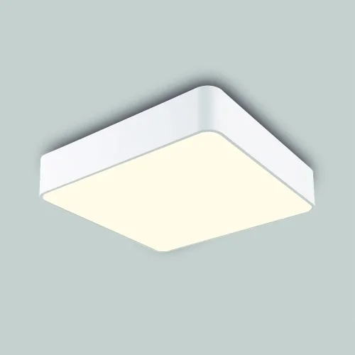 Светильник потолочный LED CUMBUCO 5502 Mantra белый 1 лампа, основание белое в стиле современный минимализм квадраты фото 3