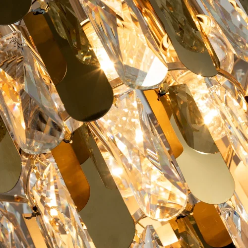 Люстра подвесная Vivien A2719SP-6GO Arte Lamp прозрачная на 6 ламп, основание золотое в стиле модерн  фото 2