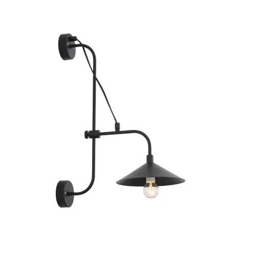 Бра лофт Sсarno SL265.401.01 ST-Luce чёрный на 1 лампа, основание чёрное в стиле лофт  фото 3