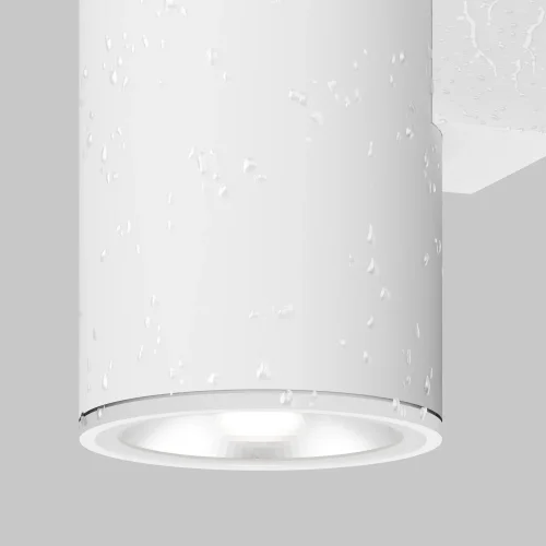 Настенный светильник уличный LED Shim O303WL-L24W3K Maytoni уличный IP65 белый на 1 лампу, плафон белый в стиле современный хай-тек LED фото 3