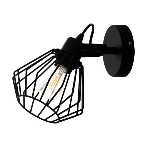 Бра Tabillano 98762 Eglo чёрный на 1 лампа, основание чёрное в стиле лофт современный 