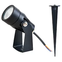 Ландшафтный светильник LED Elsie A4705IN-1BK Arte Lamp уличный IP65 чёрный 1 лампа, плафон чёрный в стиле модерн хай-тек LED