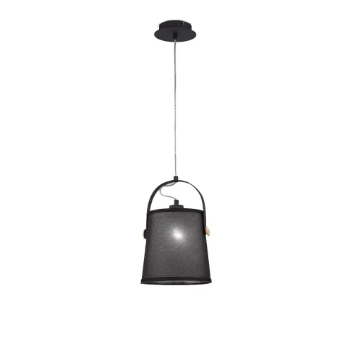 Светильник подвесной NORDICA E27 4927 Mantra чёрный 1 лампа, основание чёрное в стиле минимализм модерн  фото 2