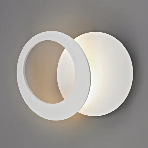 Бра LED Toronto 8463 Mantra белый на 1 лампа, основание белое в стиле хай-тек современный отражённый свет