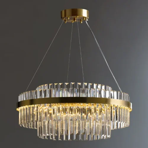 Люстра подвесная VOYAGE D60 220061-23 ImperiumLoft прозрачная на 1 лампу, основание латунь в стиле современный минимализм Люстра подвесная VOYAGE D60 220061-23 ImperiumLoft прозрачная на 1 лампу, основание латунь в стиле современный минимализм