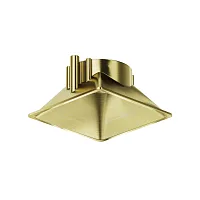 Декоративная рамка отражатель Alfa LED Ring8-10W-SQ-BS Maytoni на 1 , основание латунь в стиле современный хай-тек 