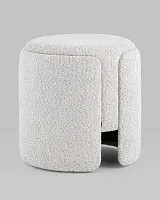 Пуф Taks букле светло-серый УТ000039393 Stool Group на 1 , основание в стиле современный 