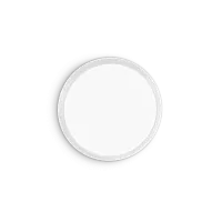 Светильник потолочный LED GEMMA PL D30 BIANCO Ideal Lux белый 1 лампа, основание белое в стиле современный 