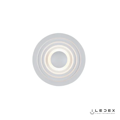 Бра LED Eclipse SMD-926306 WH-3000K iLedex белый на 1 лампу, основание белое в стиле хай-тек современный фото 3